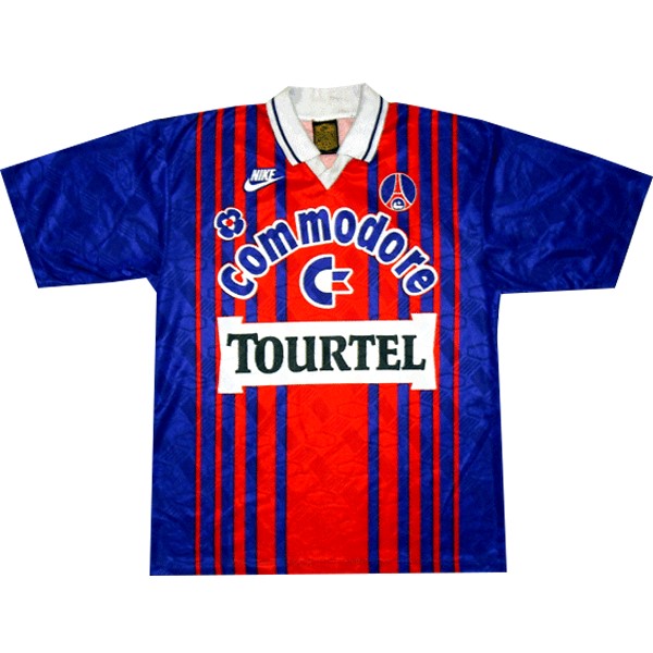 Tailandia Camiseta Paris Saint Germain Primera equipo Retro 1993 1994 Azul